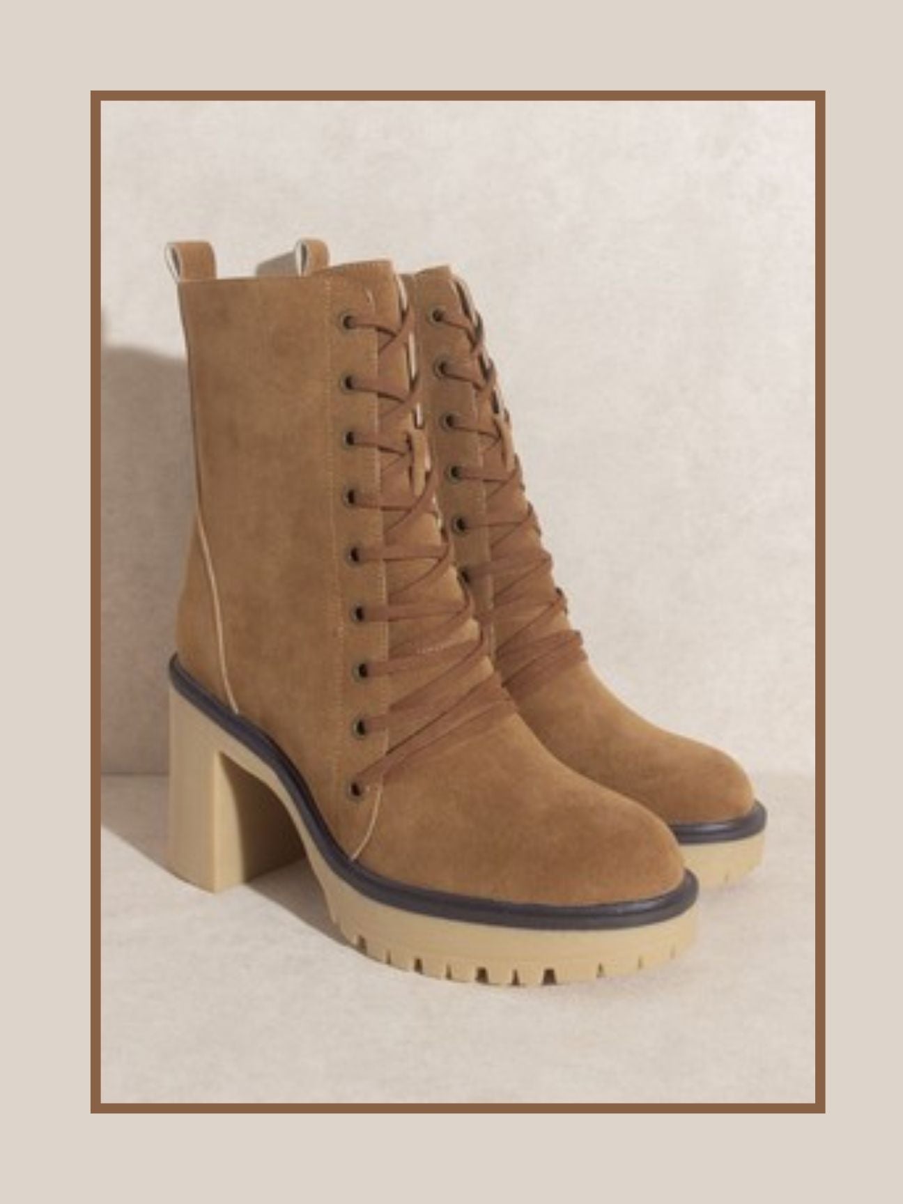 Sienna Platform Combat boots