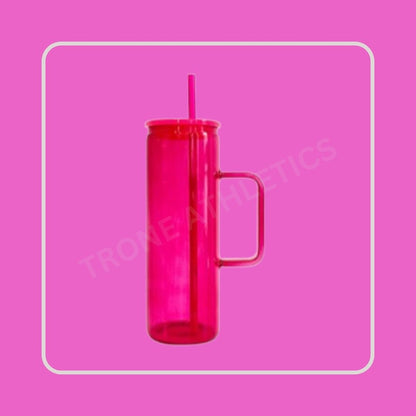 20oz Jelly Glass Cup W/ Handle