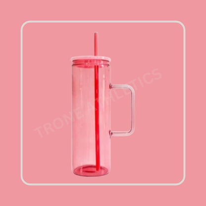 20oz Jelly Glass Cup W/ Handle