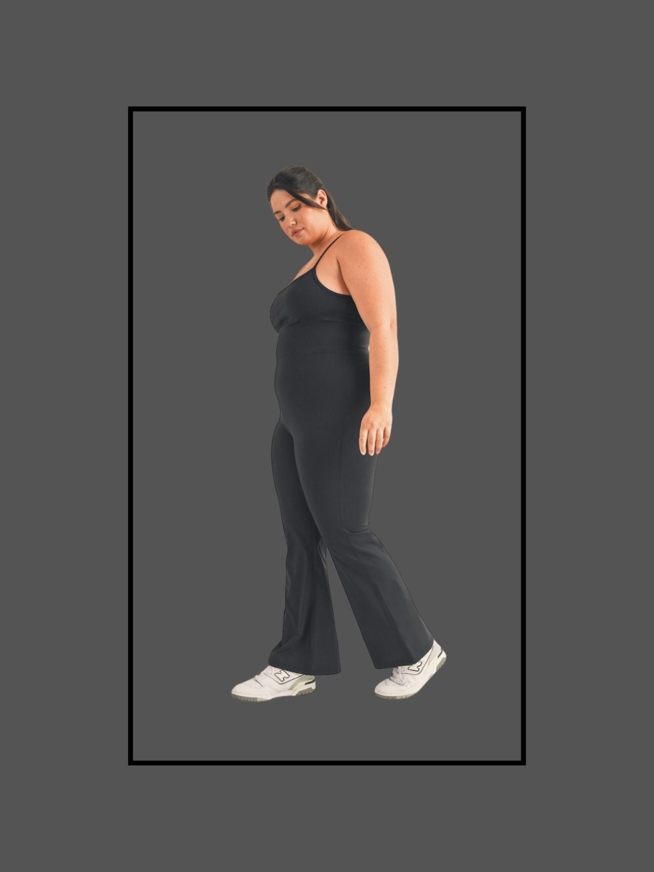 Karina Flare Jumpsuit | Curvy