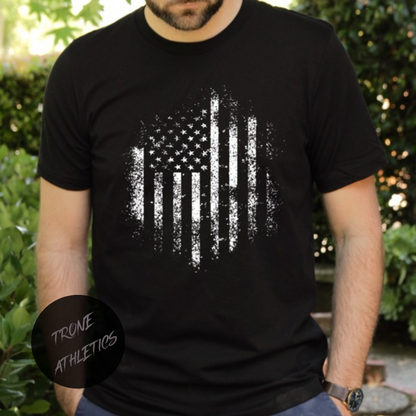 Grunge Flag Graphic Tee