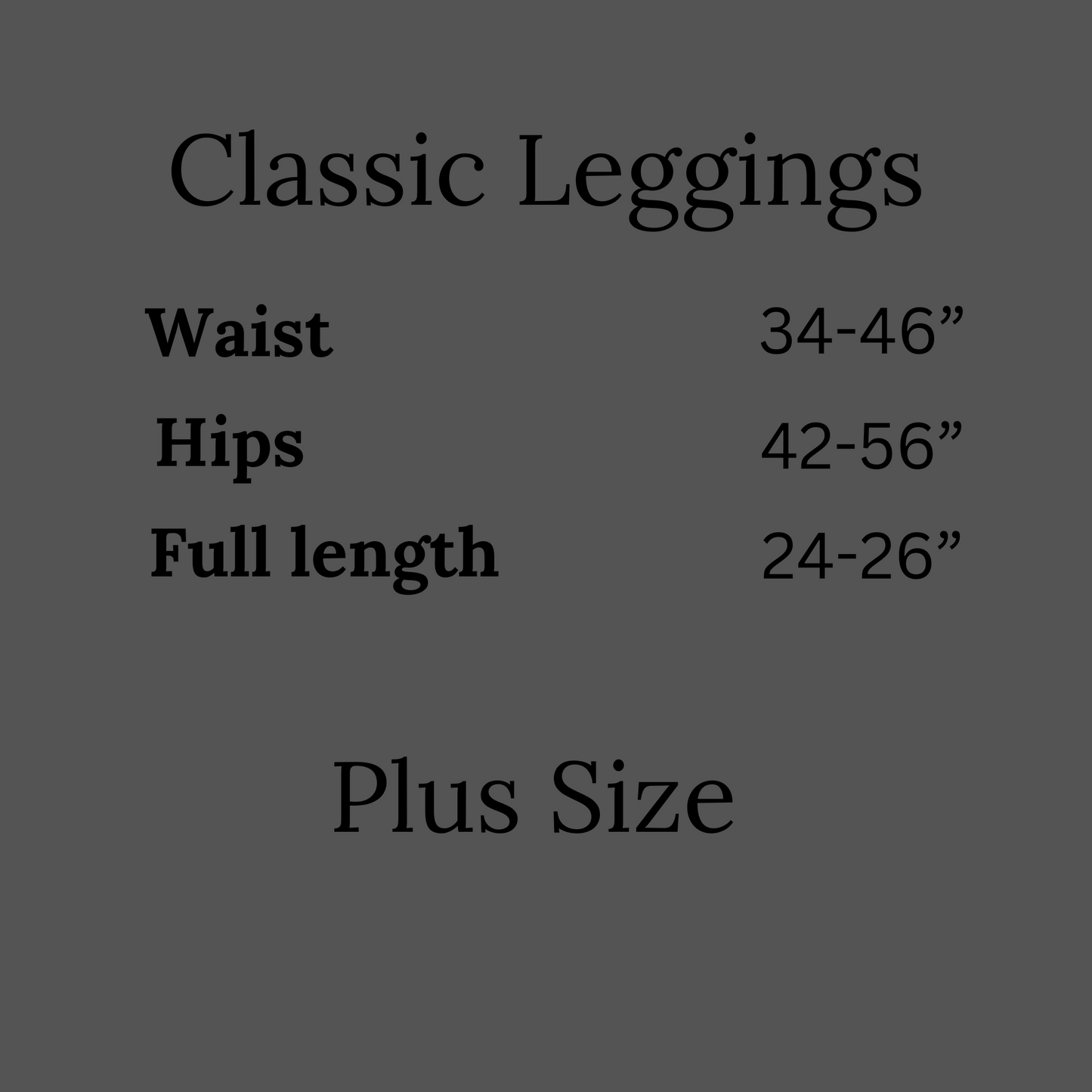 Classic leggings | Curvy