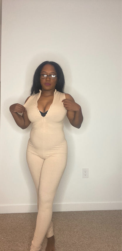 Lux Jumpsuit Cream