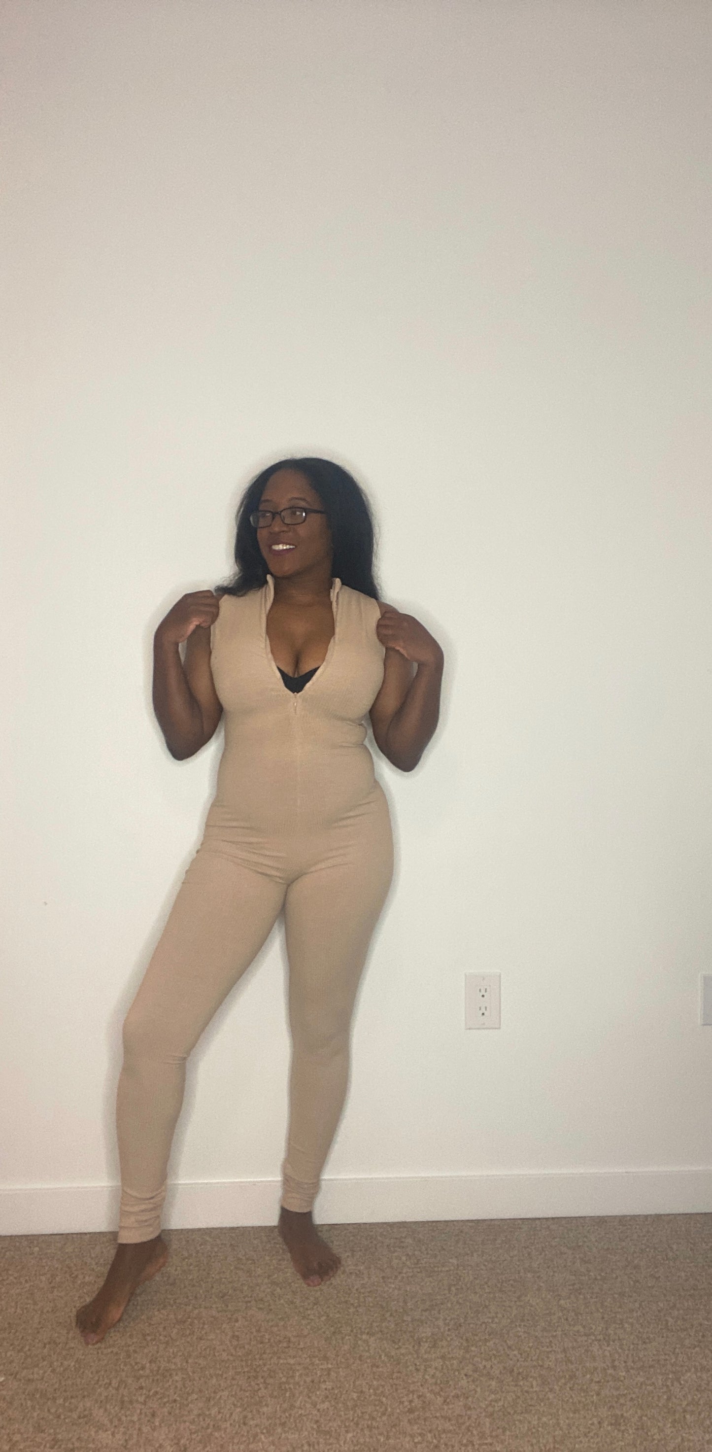 Lux Jumpsuit Cream